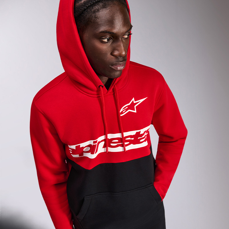 sweat alpinestars parallel rouge cross