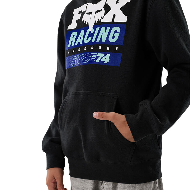 sweat enf fox racing since74 bleu 27 cross