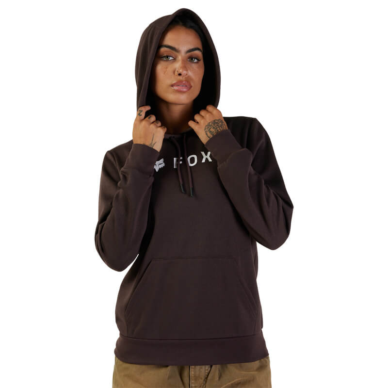 sweat femme fox racing absolute marron 2023 capuche destockage