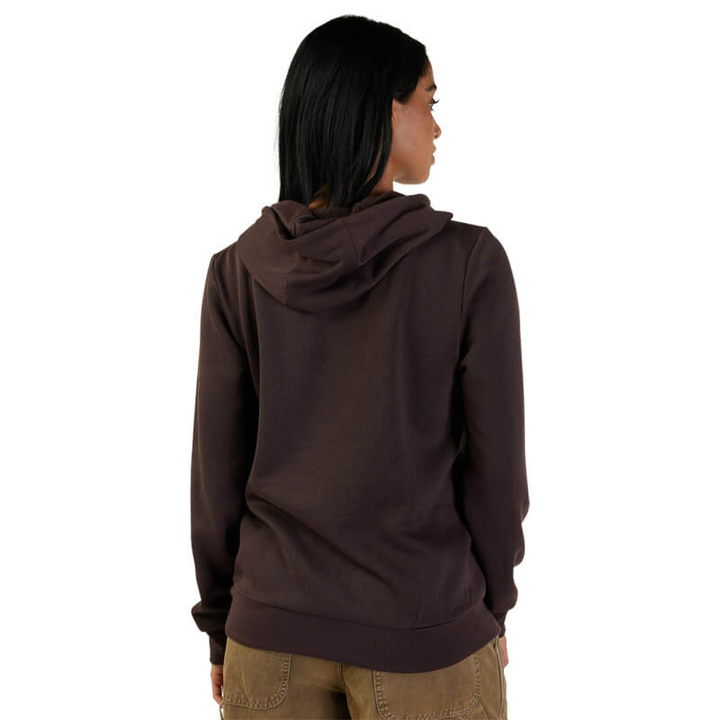 sweat femme fox racing absolute marron 2023 chaud destockage