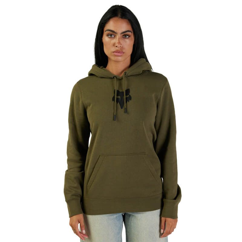sweat femme fox racing femme head kaki 2023 mx destockage