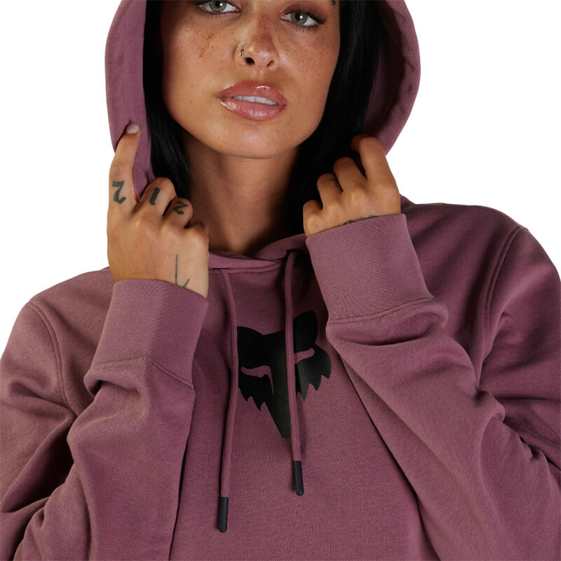 sweat femme fox racing femme head violet 2023 hoodie destockage