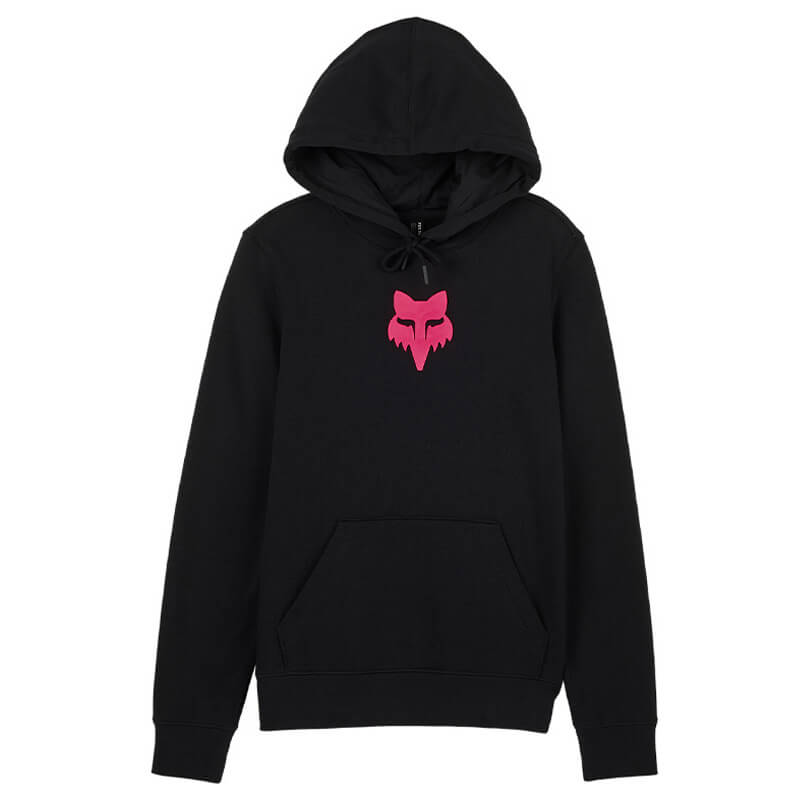 sweat femme fox racing head noir rose 2023