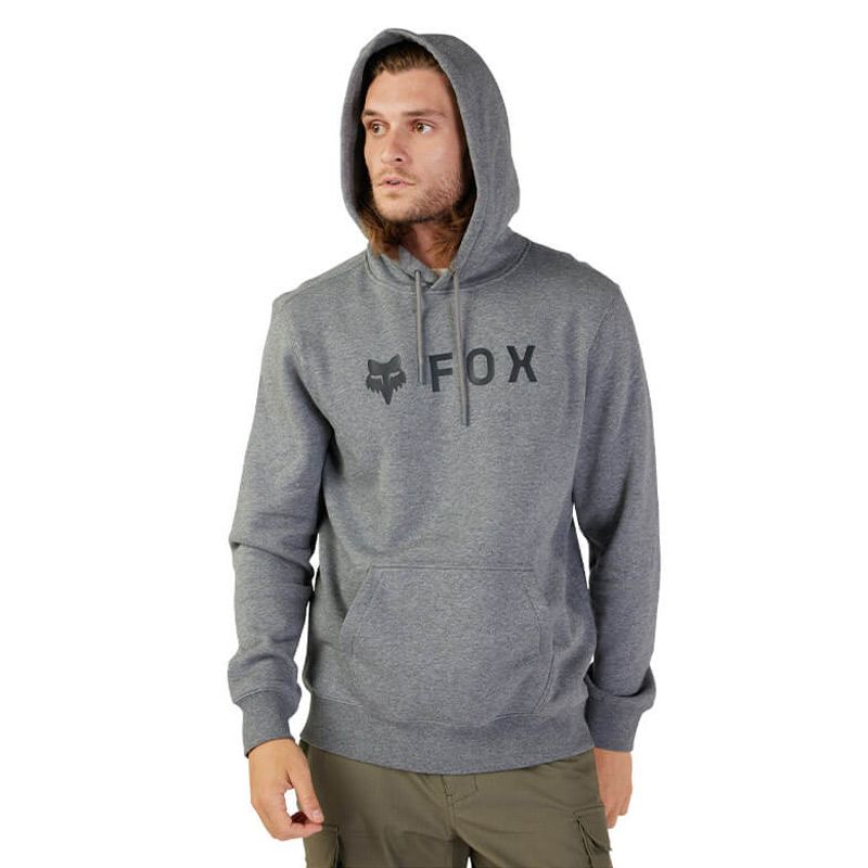 sweat homme fox racing gris absolute fleece 2023