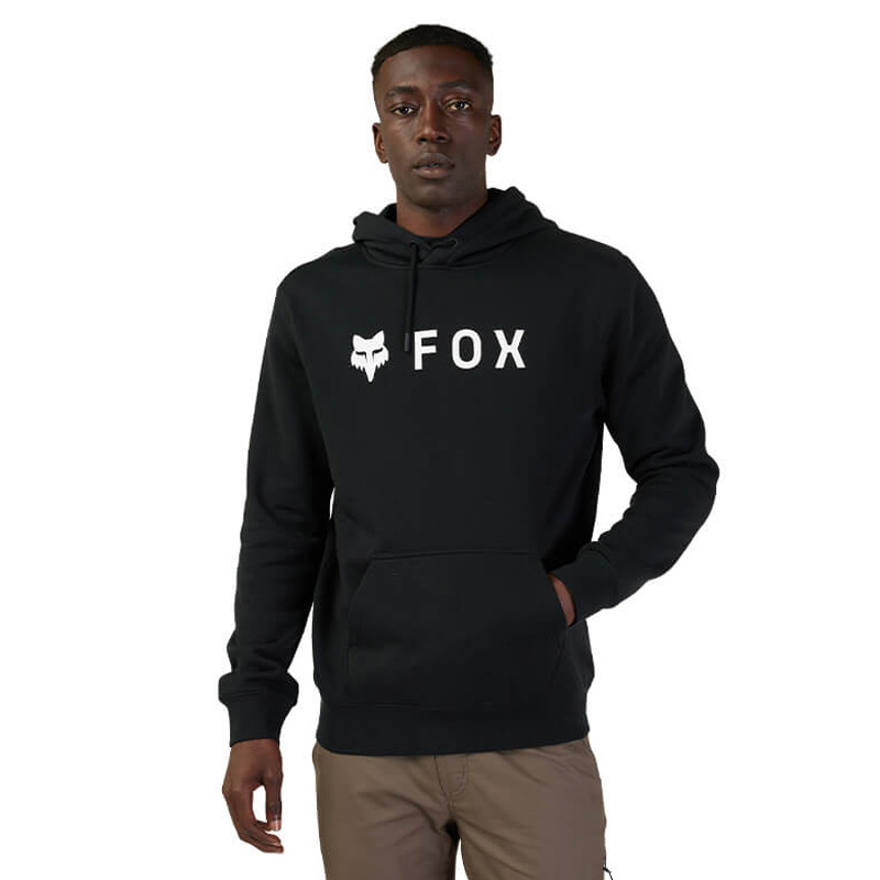 sweat homme fox racing noir absolute fleece 2023