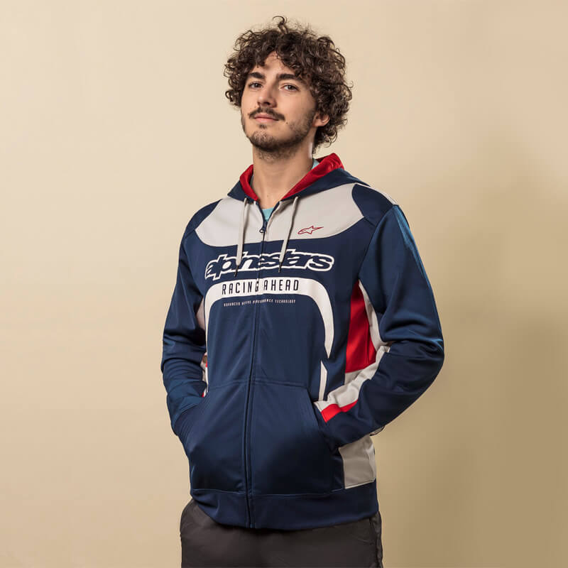 sweat alpinestars zippe session fleece sweat alpinestars zippe session fleece