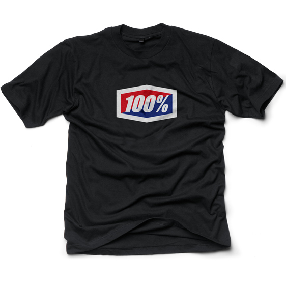t shirt 100 pour 100 official black