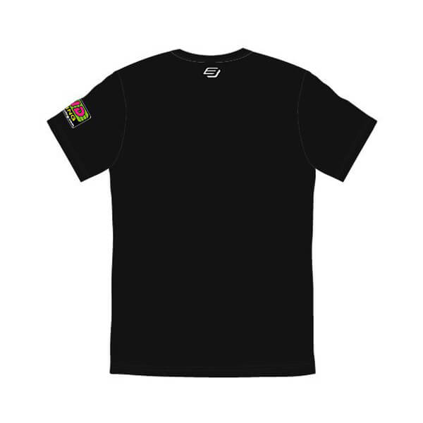 t shirt bud racing logo tropical noir 2023 homme