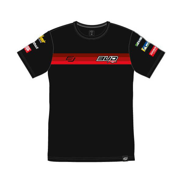 t shirt bud racing team rouge 2023