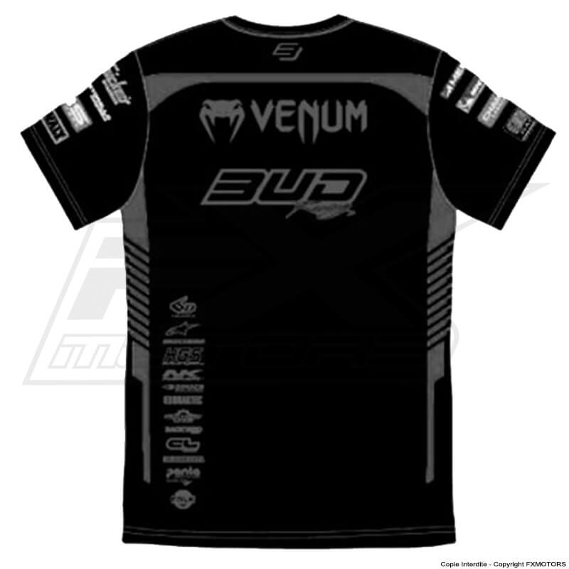 t shirt bud racing venom gris cross 25