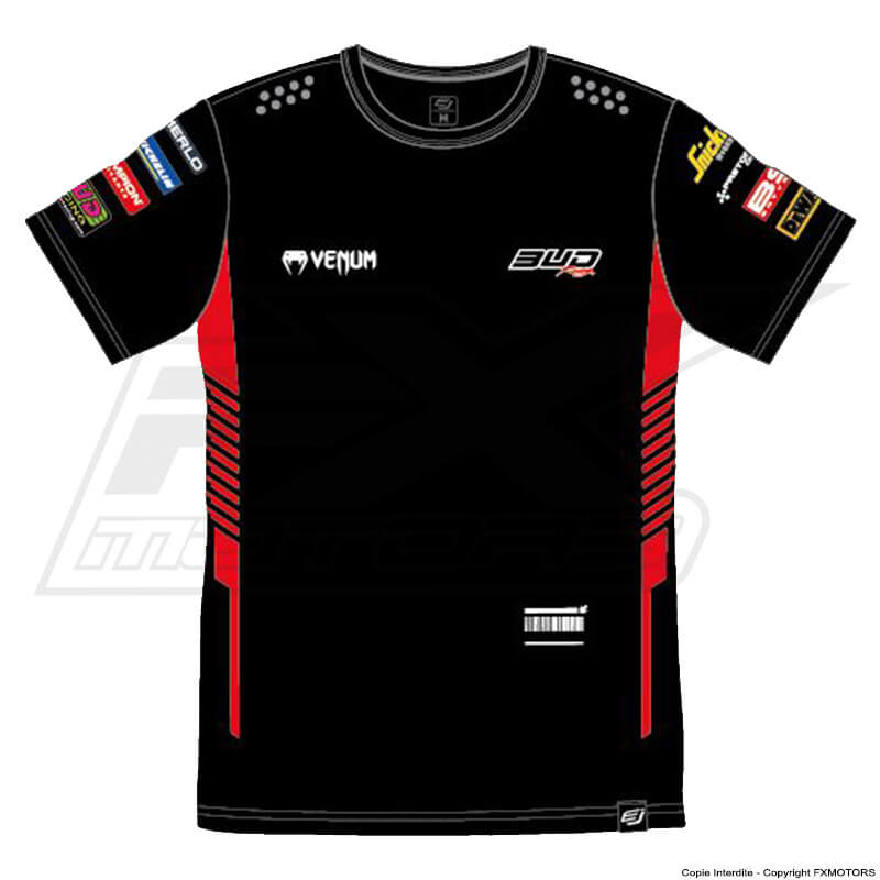 t shirt bud racing venom rouge 25