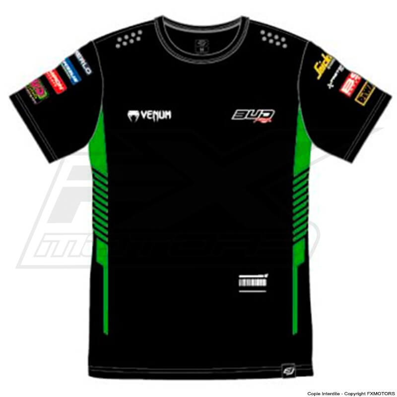 t shirt bud racing venom vert 25