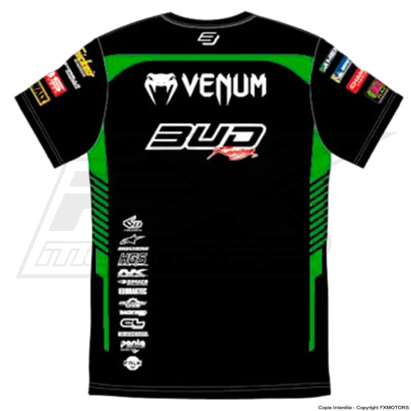 t shirt bud racing venom vert cross 25