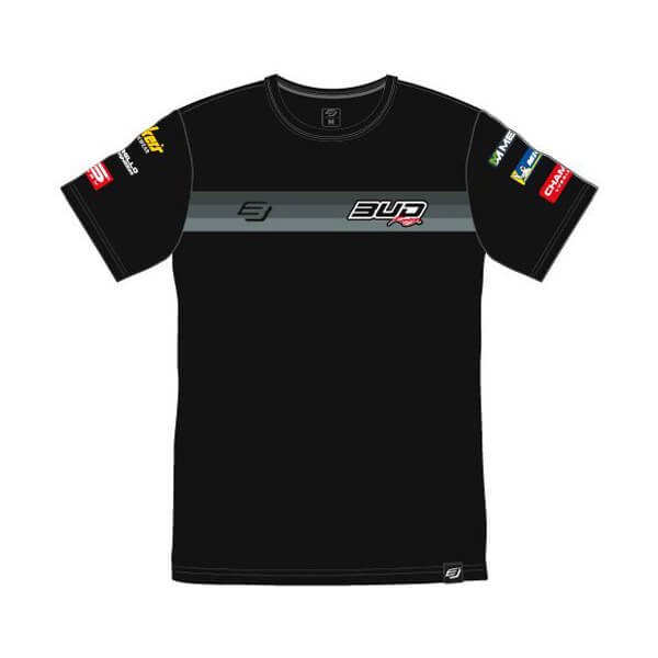 t shirt enfant bud racing team gris 2023