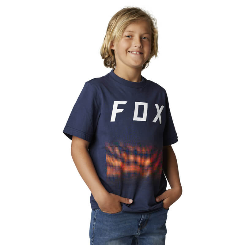 t shirt enfant fox racing fgmnt 2023 bleu moto
