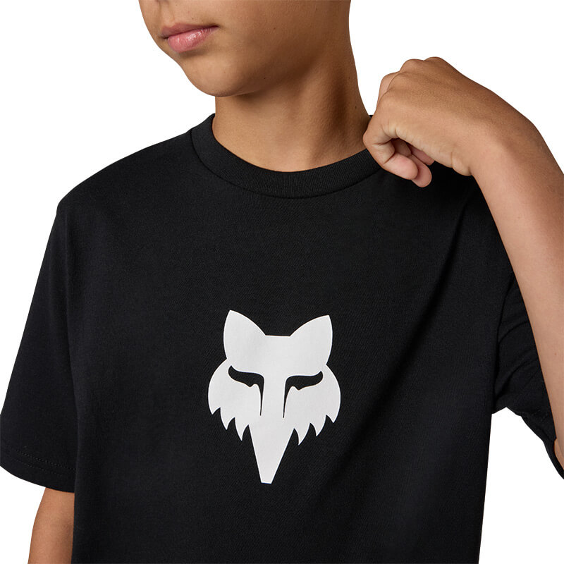 t shirt enfant fox racing head noir 27 mx