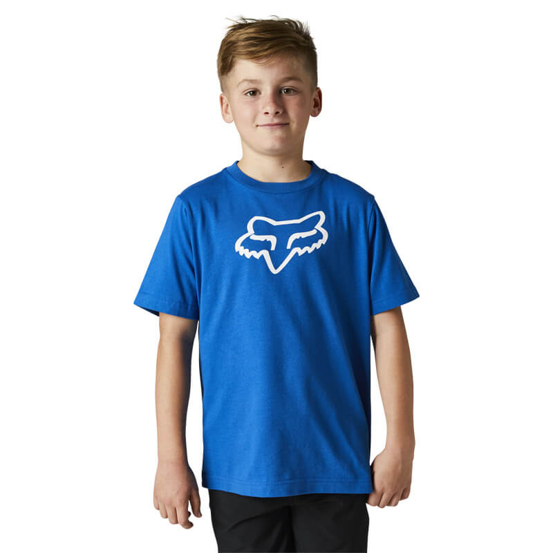 t shirt enfant fox racing legacy bleu 2022