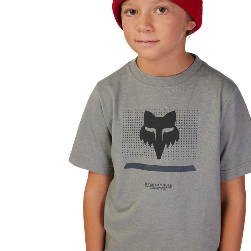 t shirt enfant fox racing optical gris 2023 cross