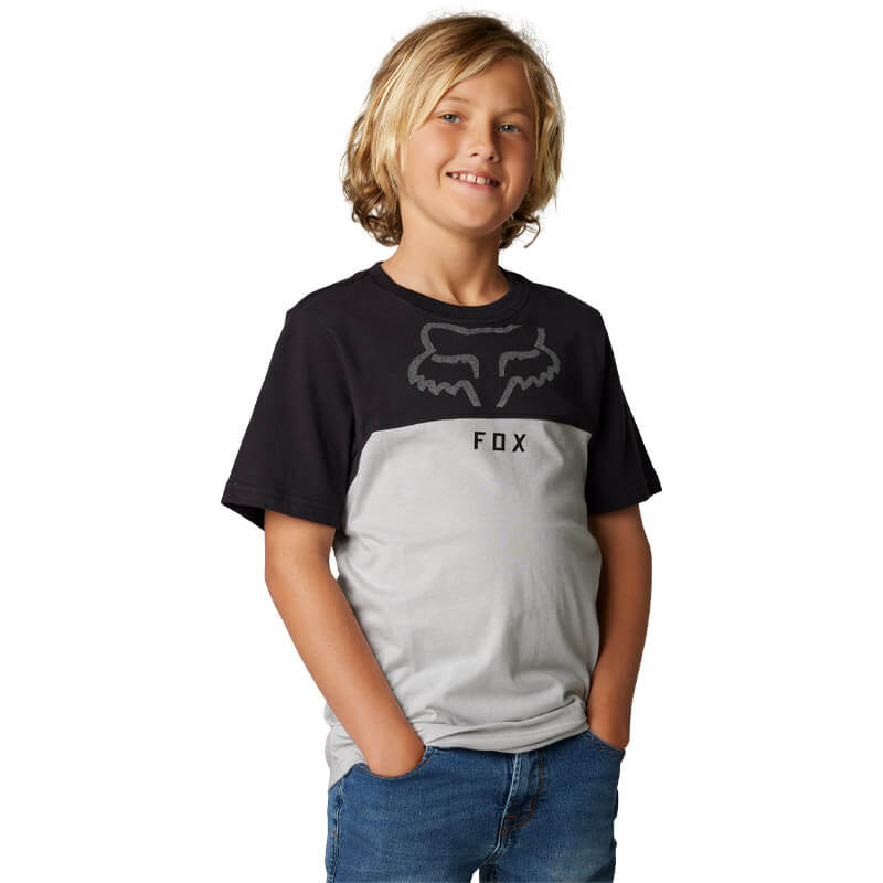 t shirt enfant fox racing ryaktr 2023 gris cross