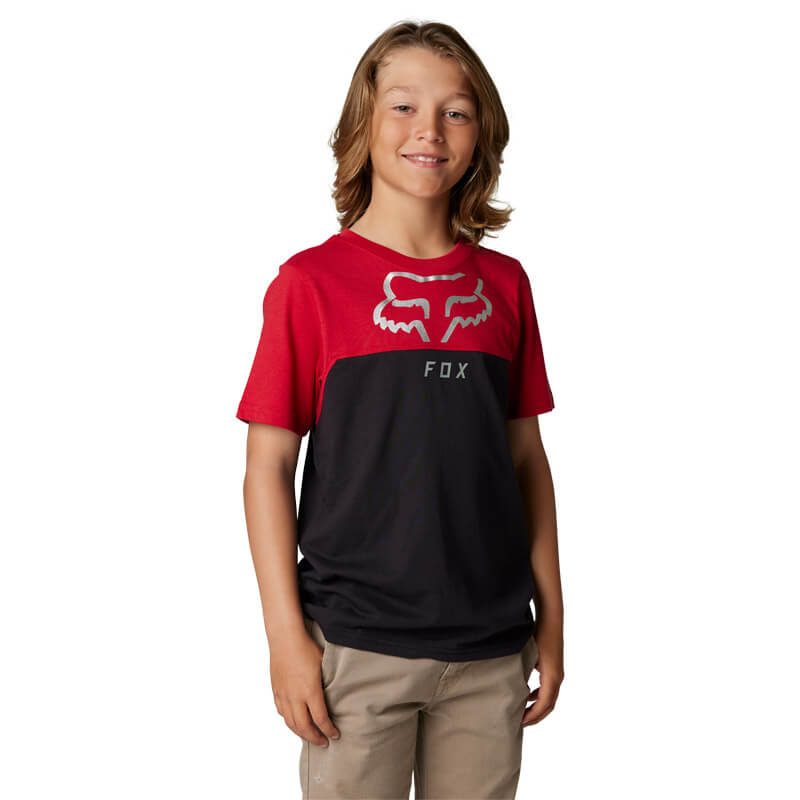 t shirt enfant fox racing ryaktr 2023 rouge cross