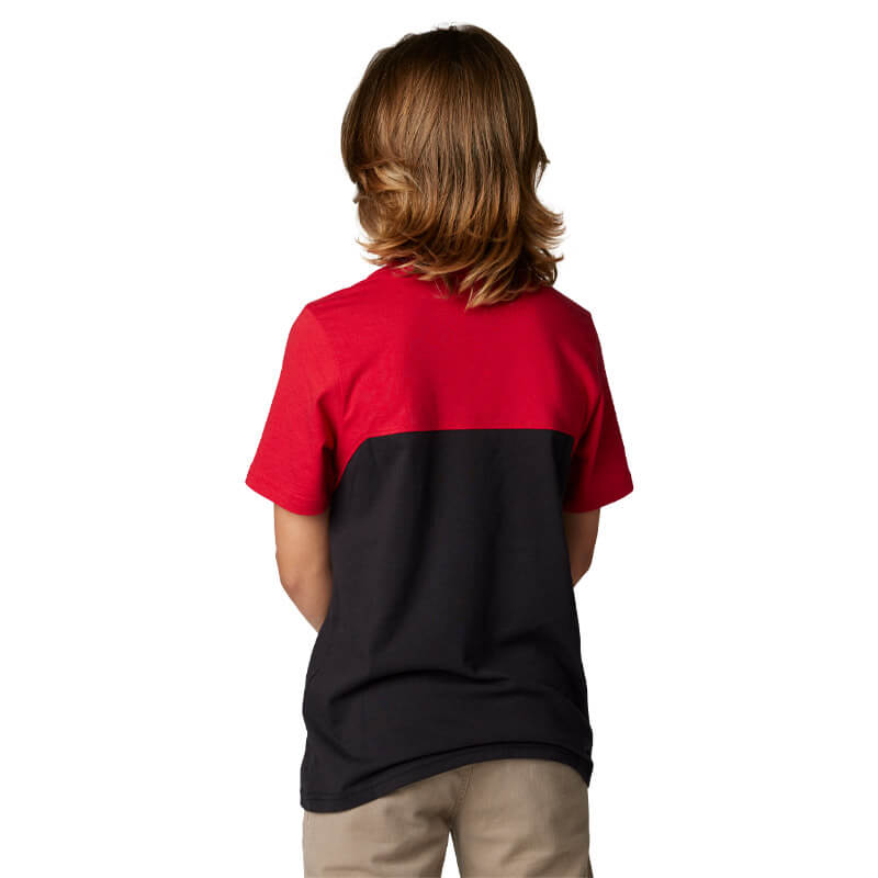 t shirt enfant fox racing ryaktr 2023 rouge motocross