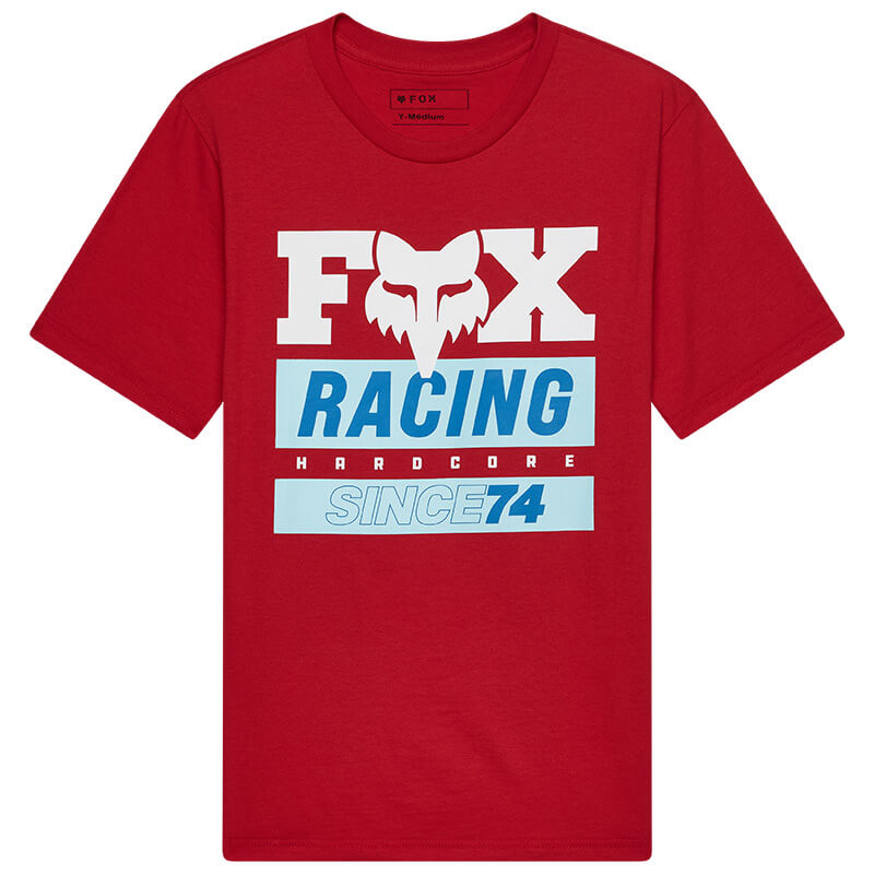 t shirt enfant fox racing since74 rouge 27
