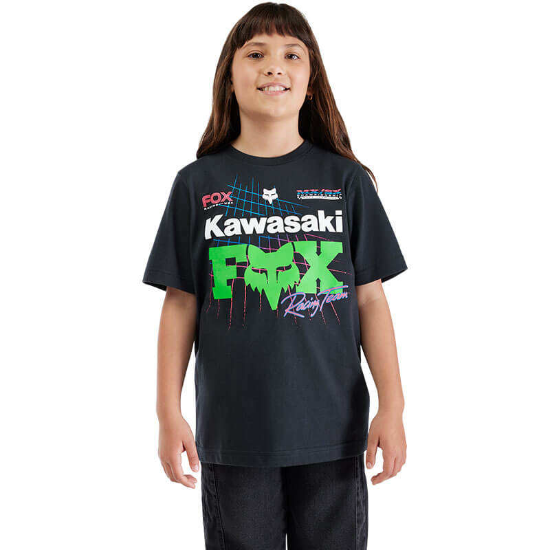 t shirt enfant fox racing x kawi sx