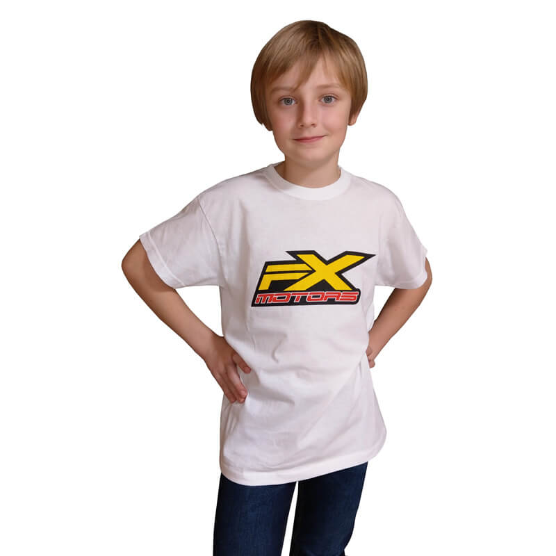 t shirt enfant fxmotors blanc 2021 mx