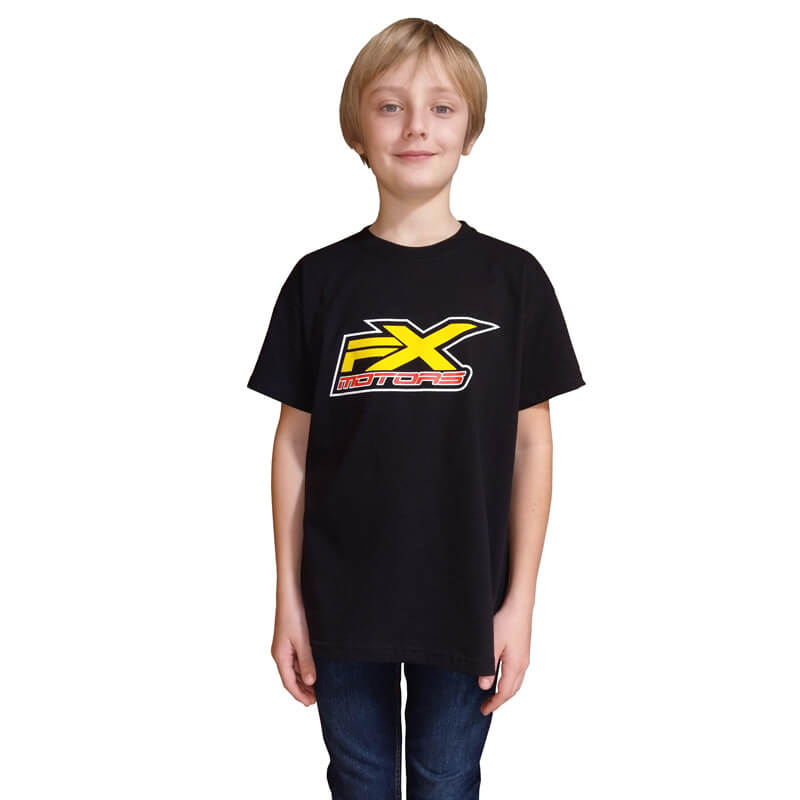 t shirt enfant fxmotors noir 2021 mx