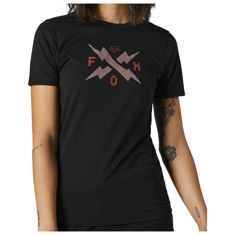 t shirt femme fox calibrated noir 2022 mx