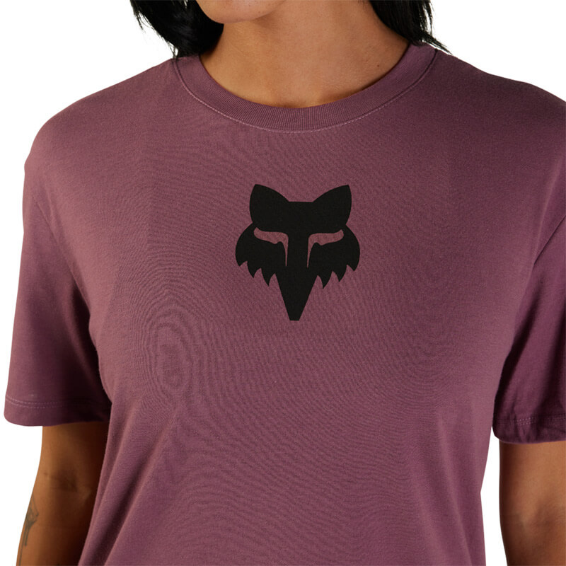 t shirt femme fox racing head noir violet 2023 sx destockage