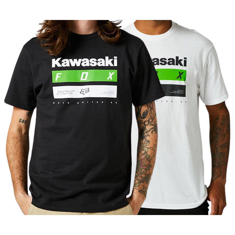 t shirt fox kawi stripes premium 2022 mx