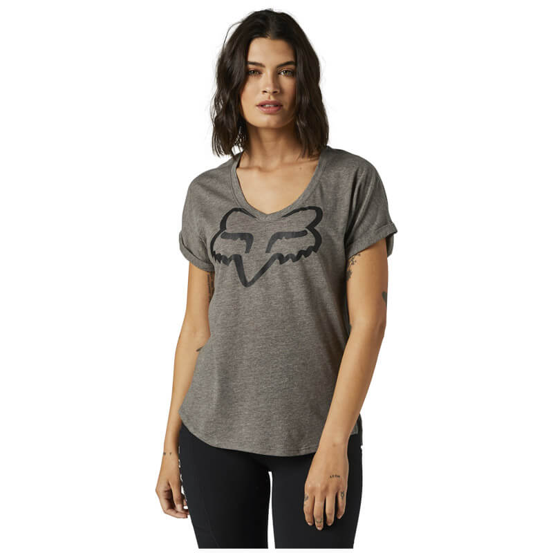 t shirt fox racing boundary femme 2022 gris chine fxmotors