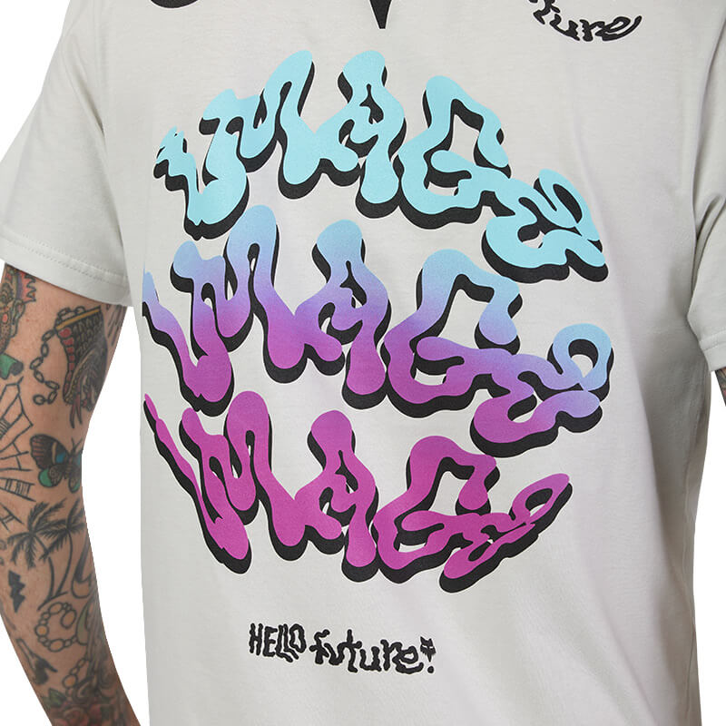 t shirt fox racing future gris 2025 cross