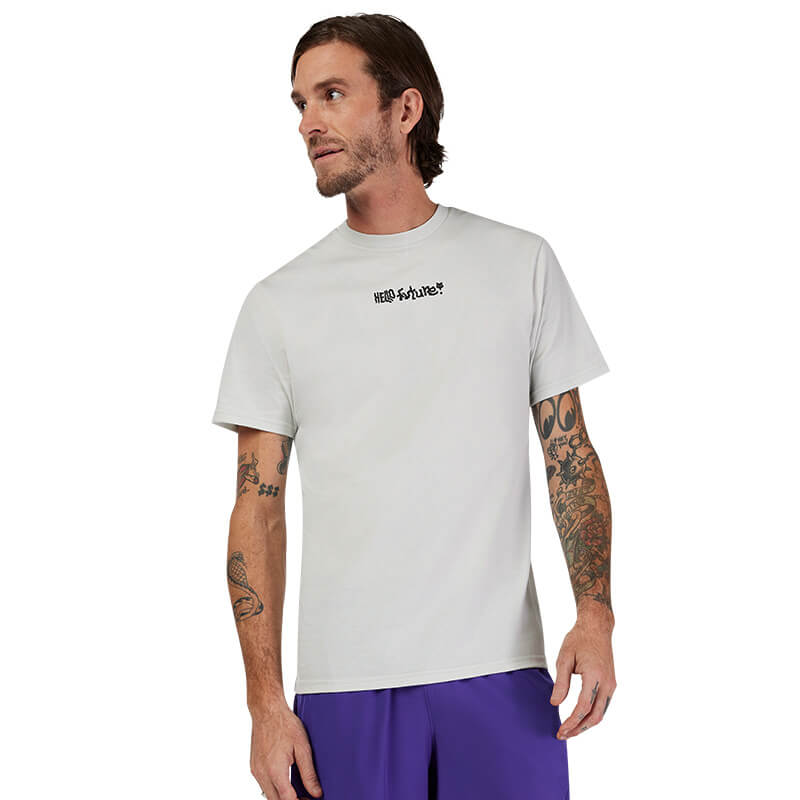 t shirt fox racing future gris 2025 homme