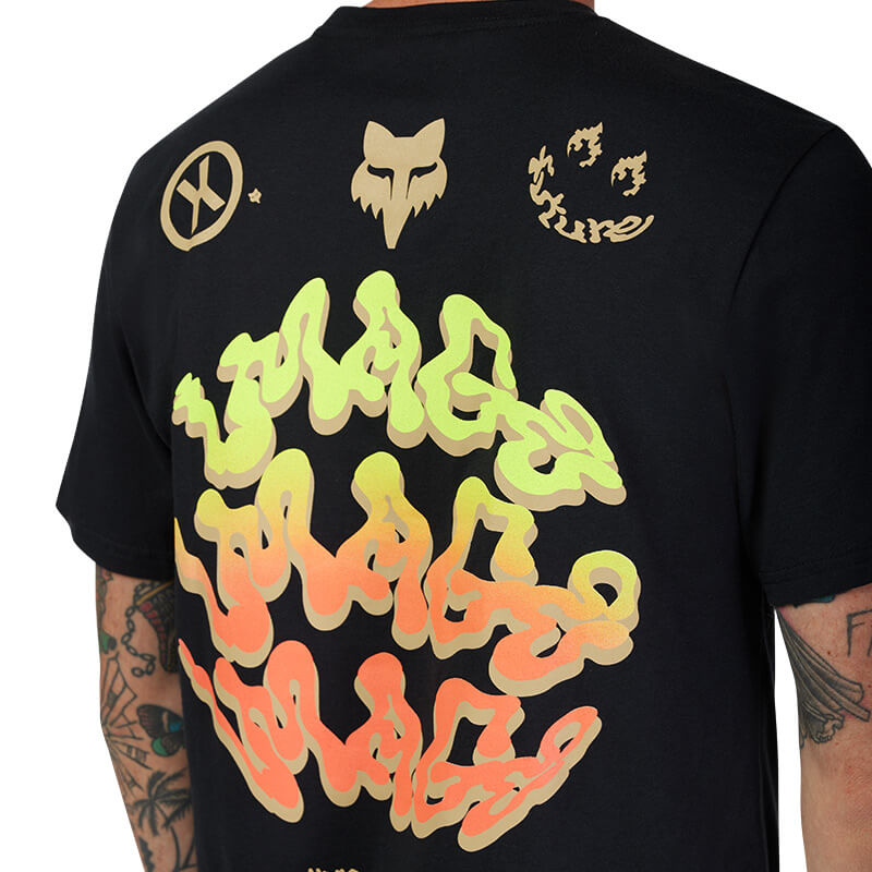 t shirt fox racing future noir 2025 cross