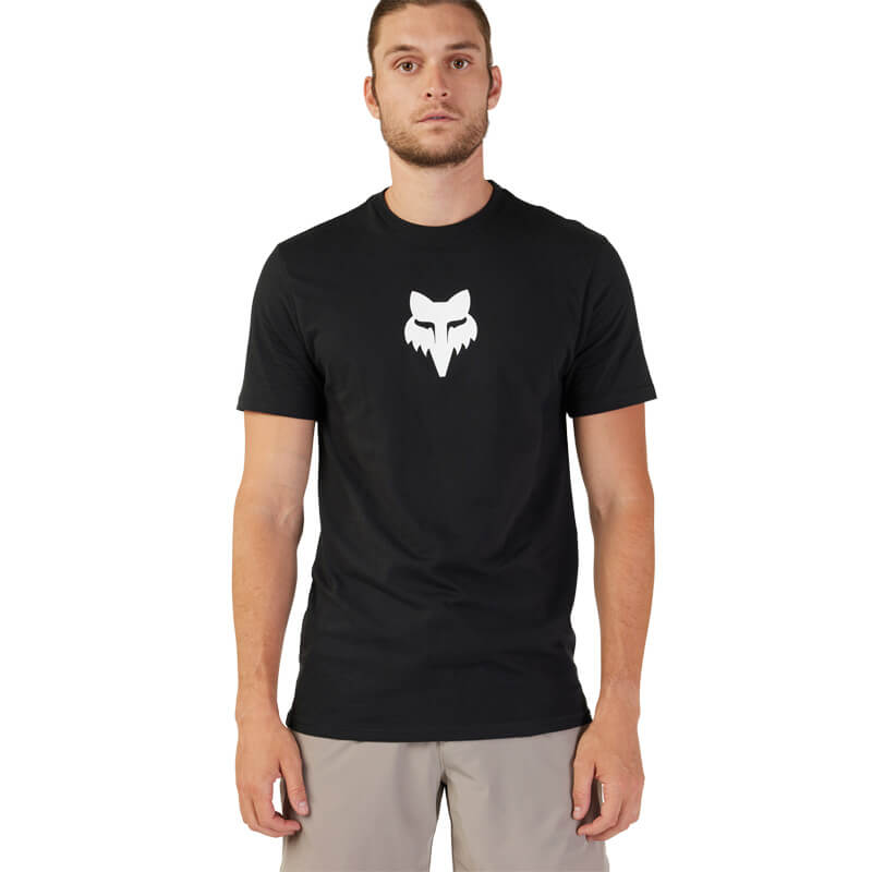 t shirt fox racing head noir 2023 homme