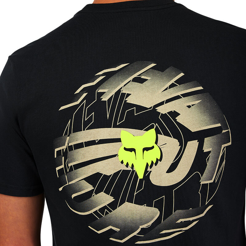 t shirt fox racing spiral noir 2025 cross