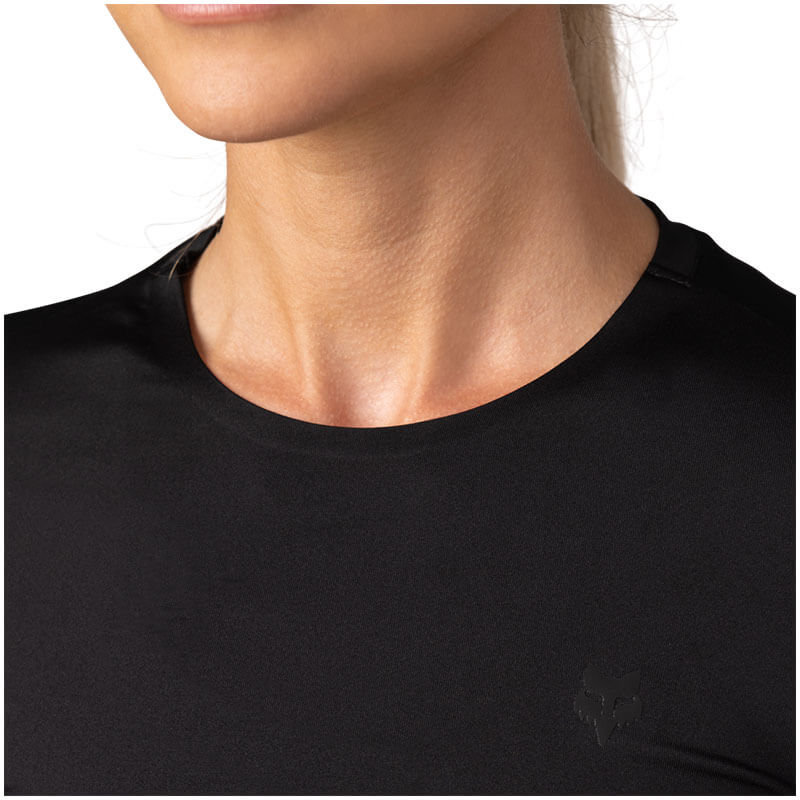 t shirt fox racing tecbase manches longues femme logo