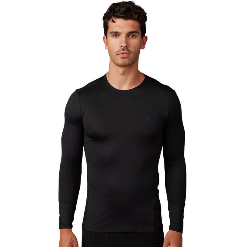 t shirt fox racing tecbase manches longues homme