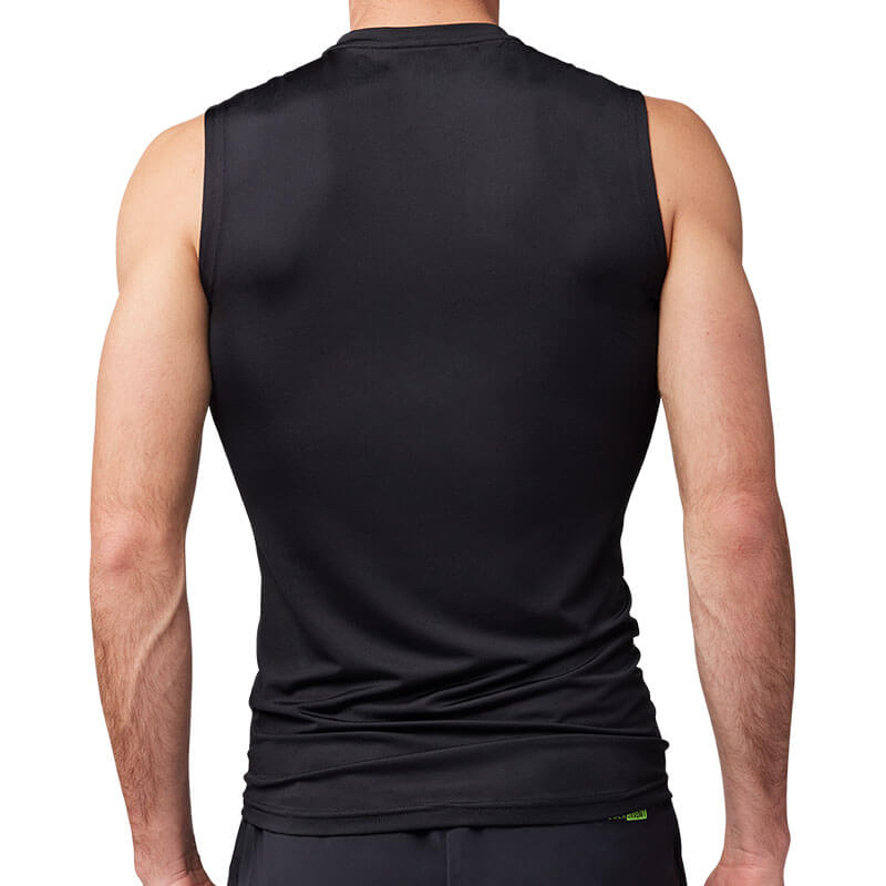 t shirt fox racing tecbase sans manches homme sport