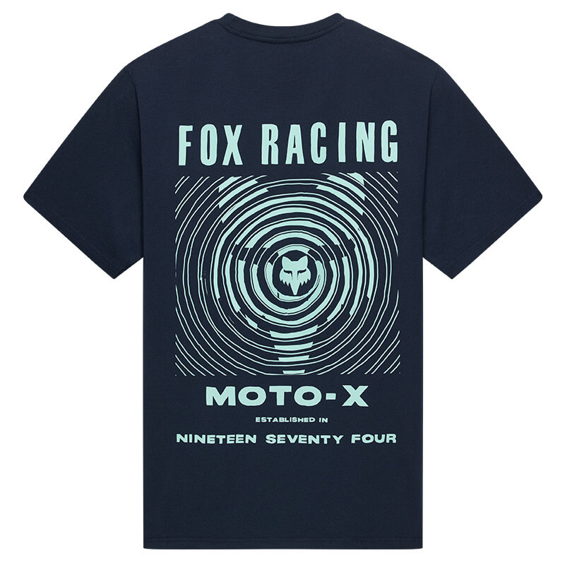 t shirtr fox racing wraped bleu 27 mx