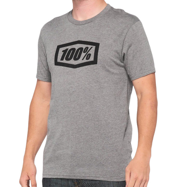 tee shirt 100 percent icon gris 2023