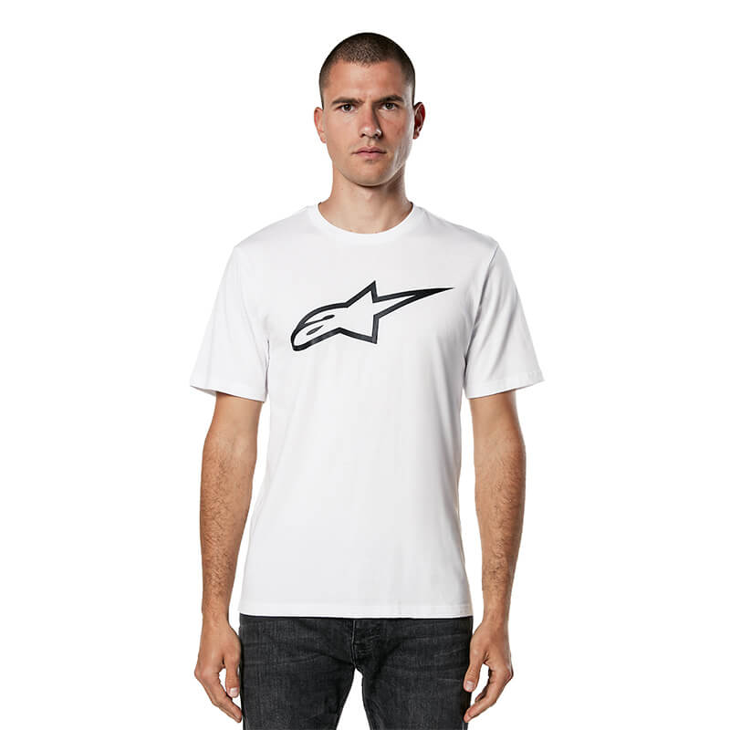 tee shirt alpinestars ageless blanc mx