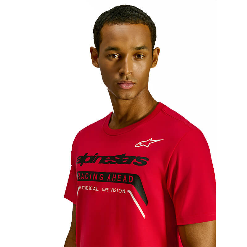 tee shirt alpinestars q3 rouge enduro