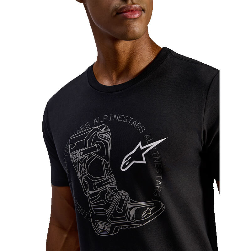 tee shirt alpinestars tech boot motocross
