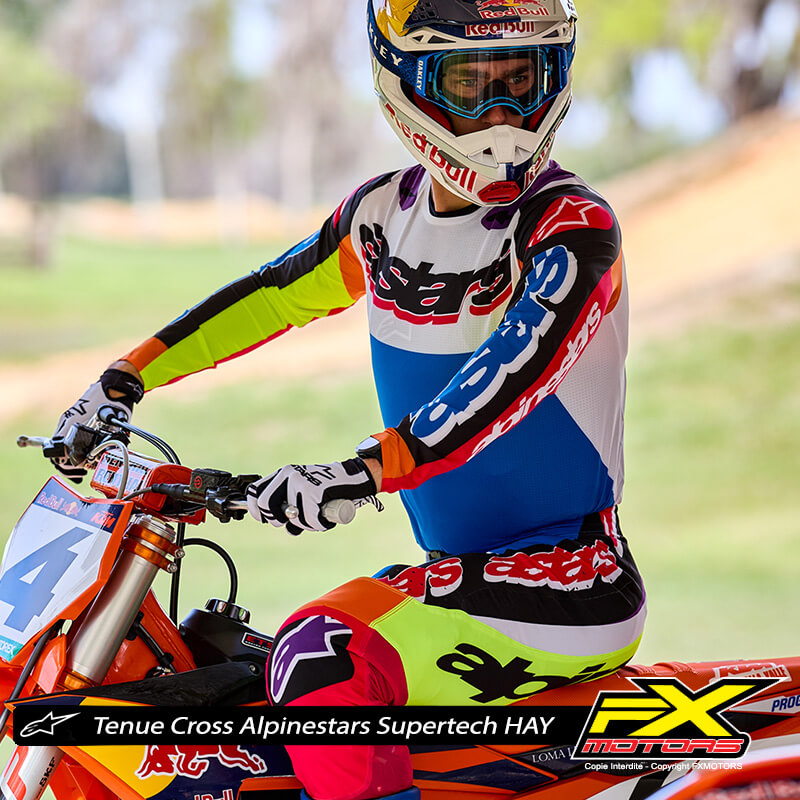 tenue alpinestars edition limite supertech hay mx bandeau