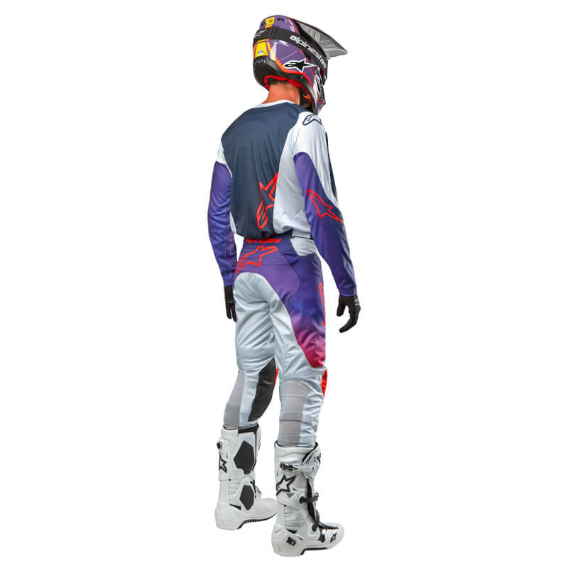 tenue alpinestars racer hoen 2024 violet fxmotors cross