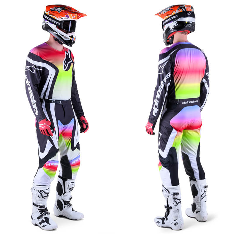 tenue alpinestars racer semi noir multicolore 2023