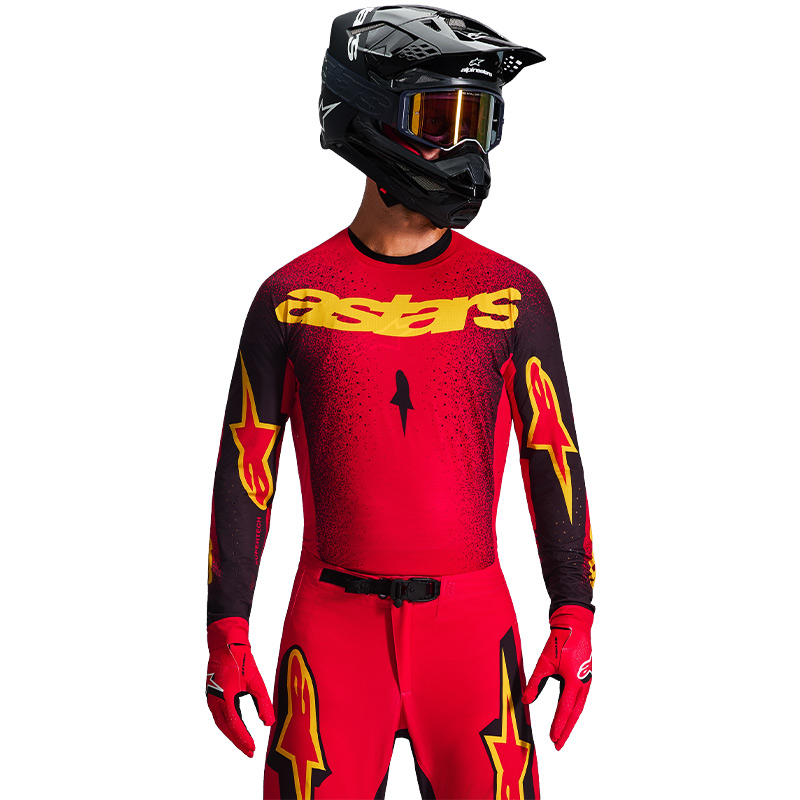 tenue alpinestars supertech scenz rouge 2026 08